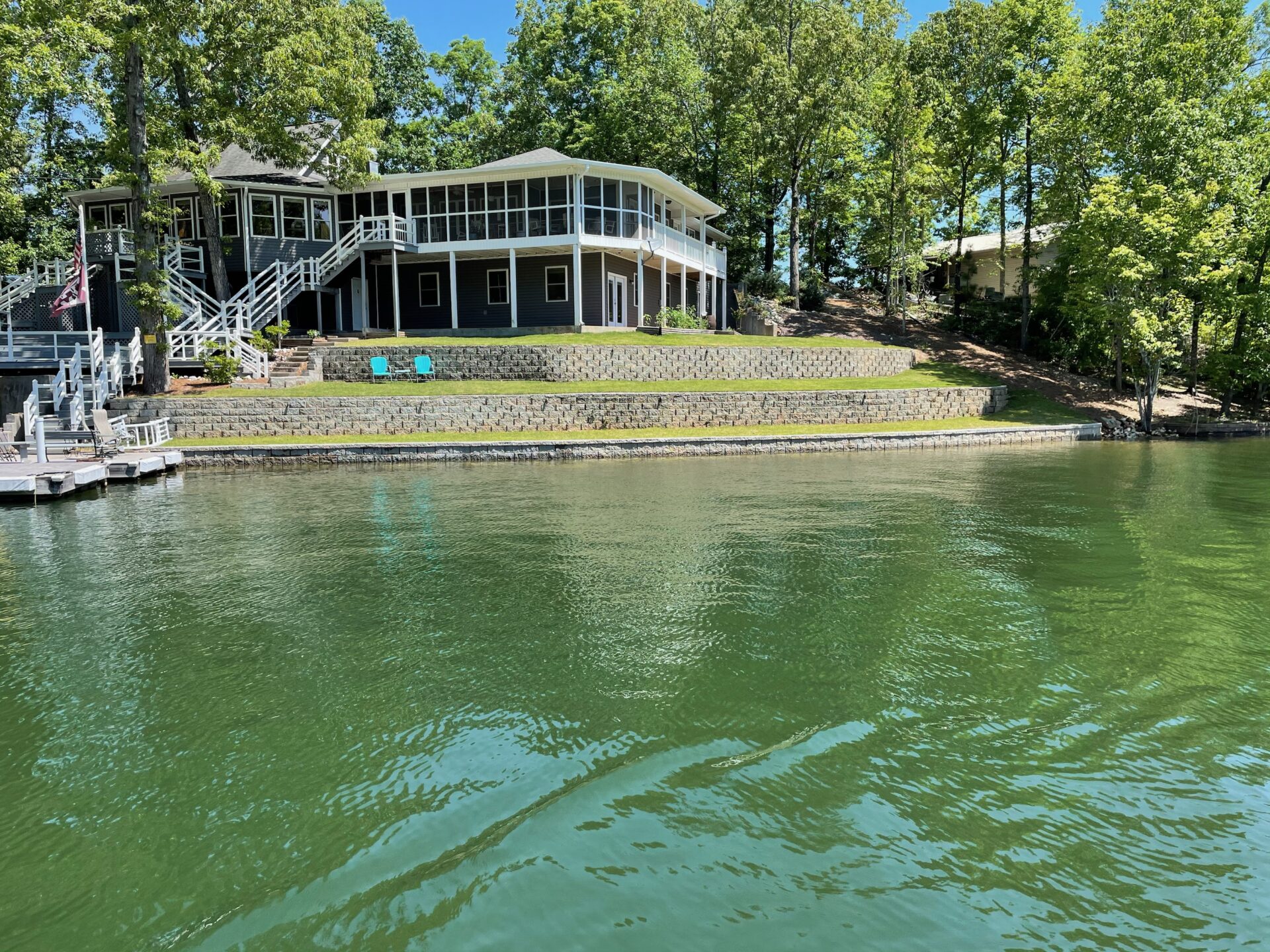 Paradise B&B, seen from the water