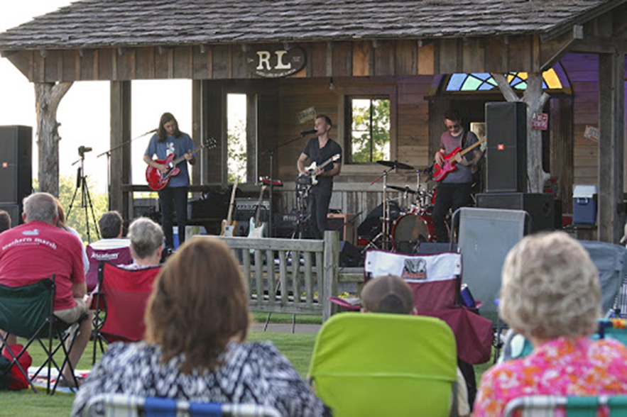 band on stage