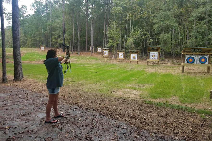 girl with bow and arrow