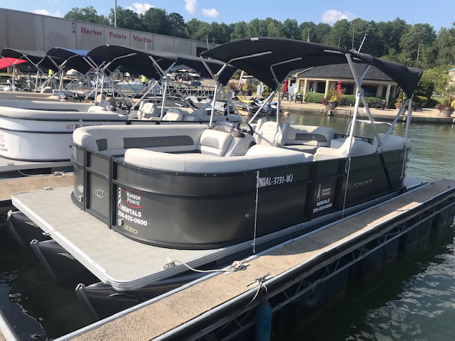 boat at harbor point marina