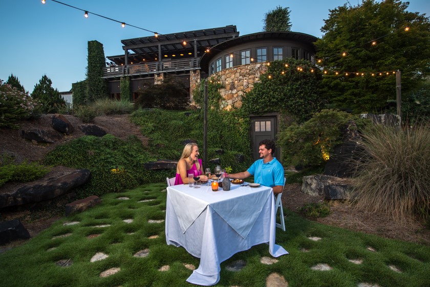 couple at table at Spring House restaurant