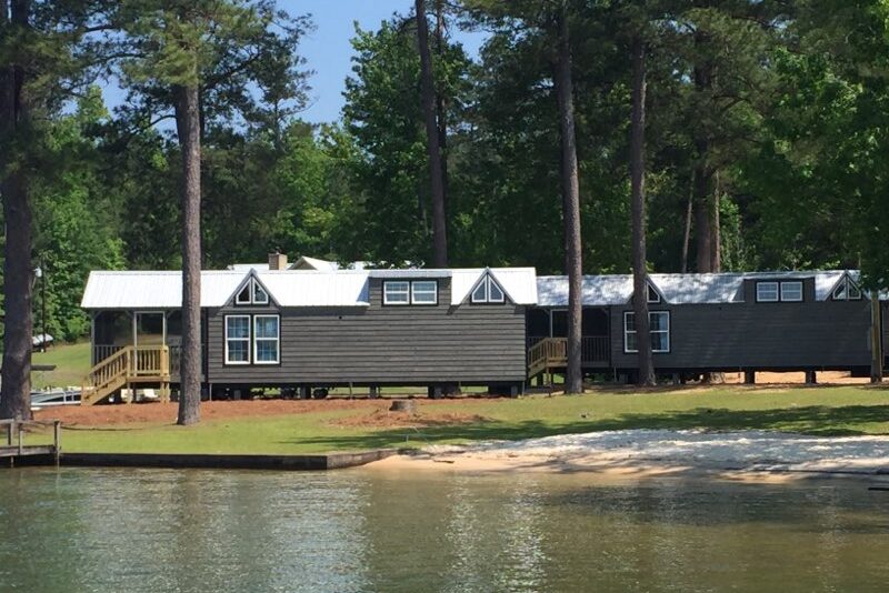 tiny homes at Eagles Landing at Lake Martin