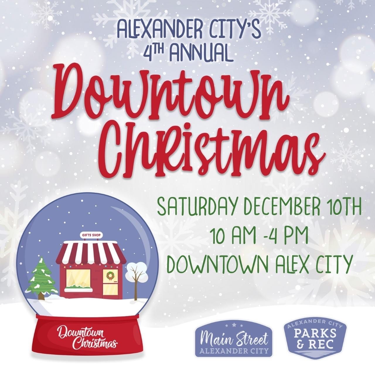 flyer for main street Christmas