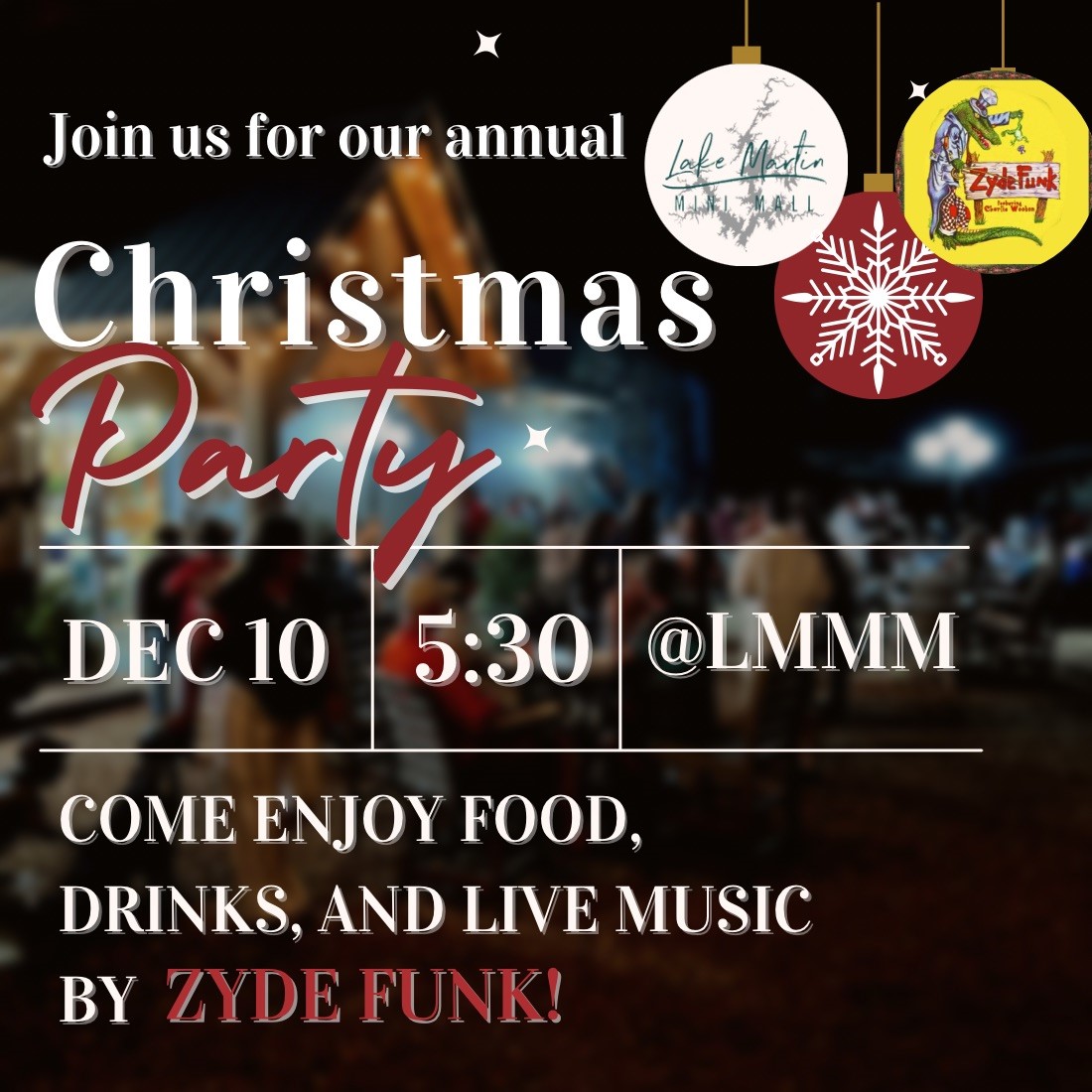 Christmas partyy flyer