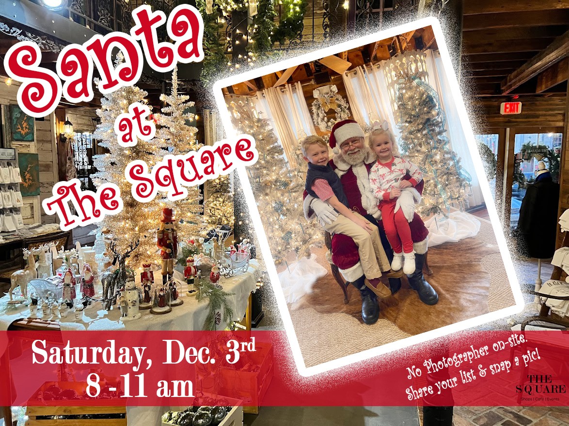 santa at the square flyer