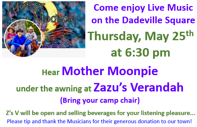 Poster for Mother Moonpie at Zazu's Verandah