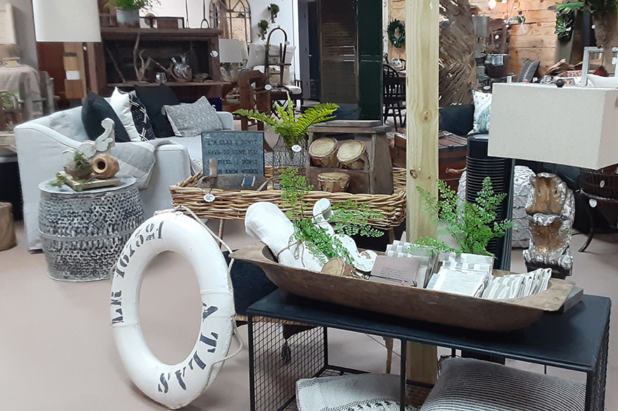 inside of home decor store