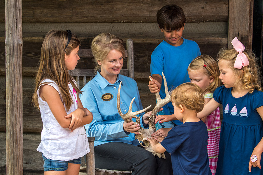 kids with deer antlers