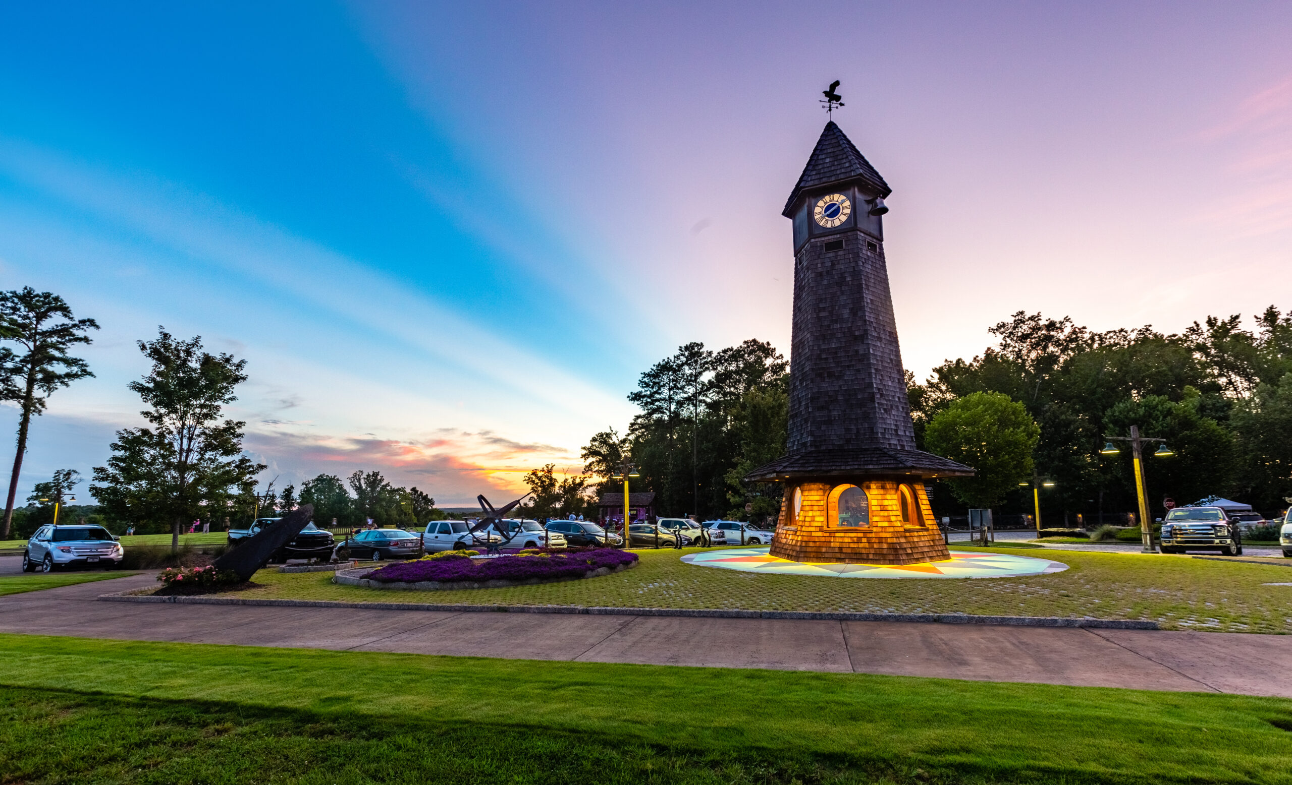 russell crossroads clocktower